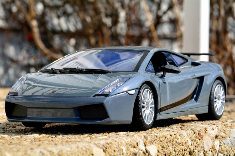 Gray Sports Car Model — Calm