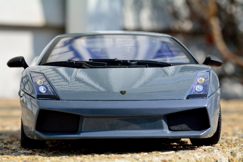 Gray Sports Car Model — Neutral