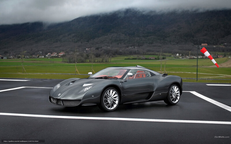 gray sports car on airstrip