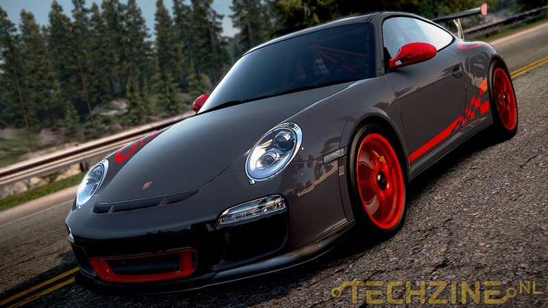 Gray Sports Car on Road — Dynamic