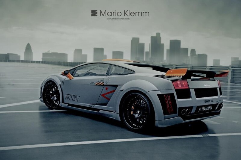gray sports car on rooftop