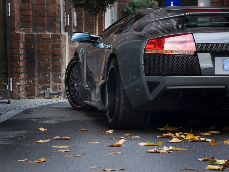 gray sports car on street