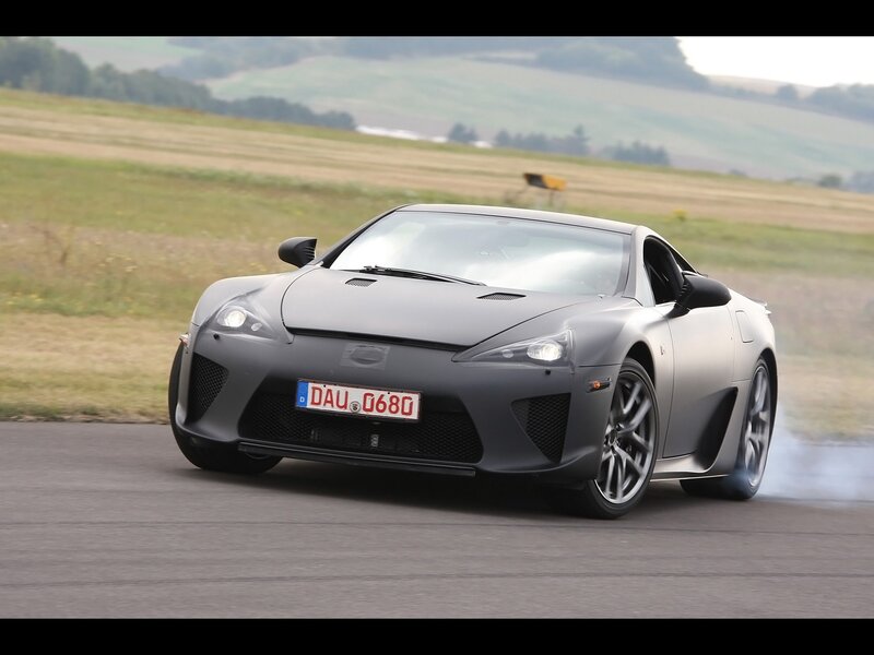 gray sports car on track