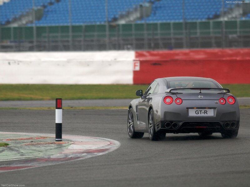 Gray Sports Car on Track — Dynamic