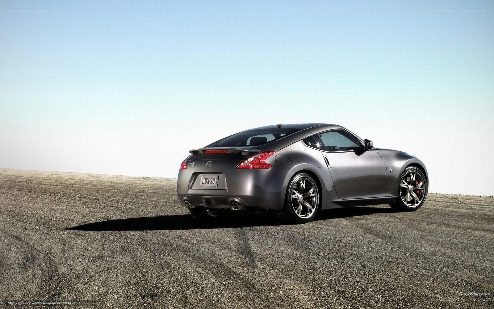 gray sports car on track