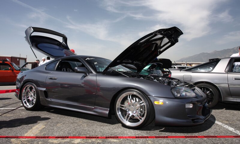 Gray Sports Car — Outdoor