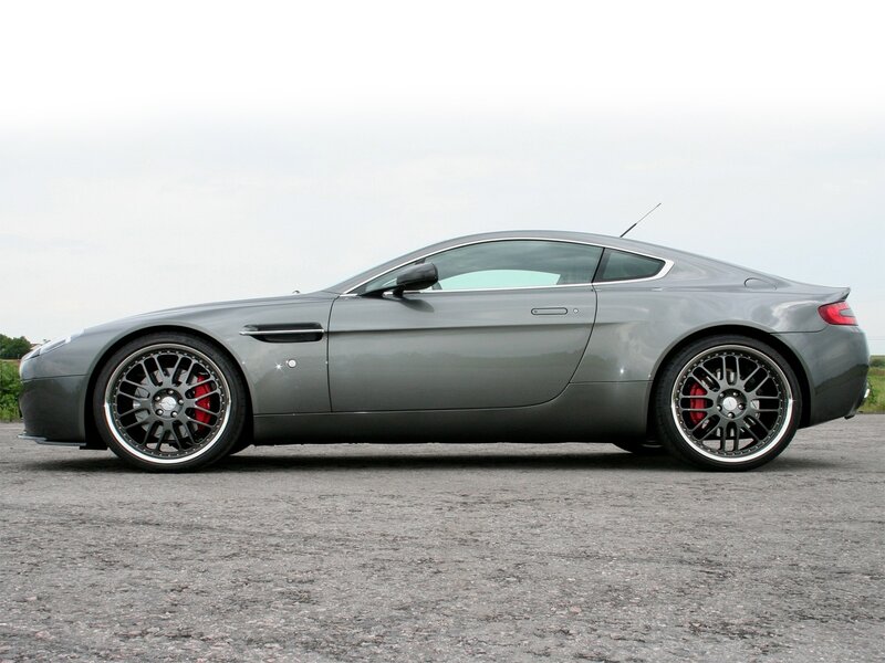 gray sports car side view