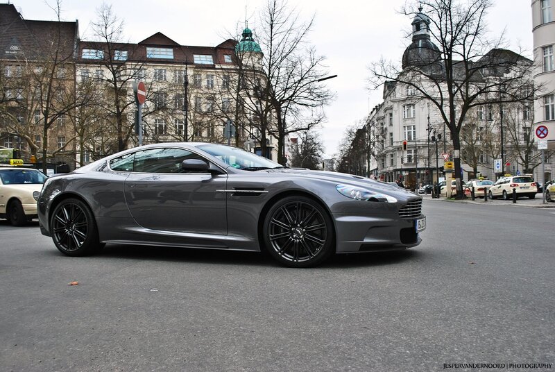 Gray Sports Car — Urban, Winter