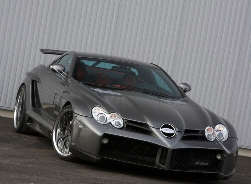 gray sports car with custom body kit