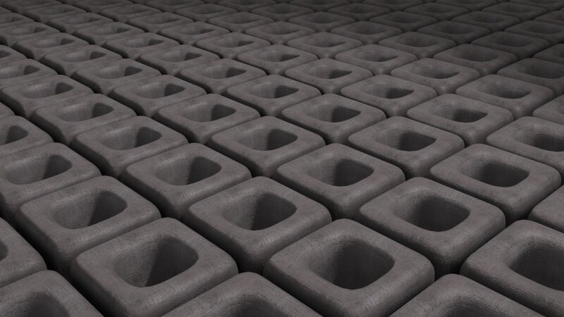Gray Square Blocks