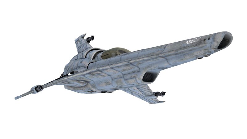 Gray Starfighter