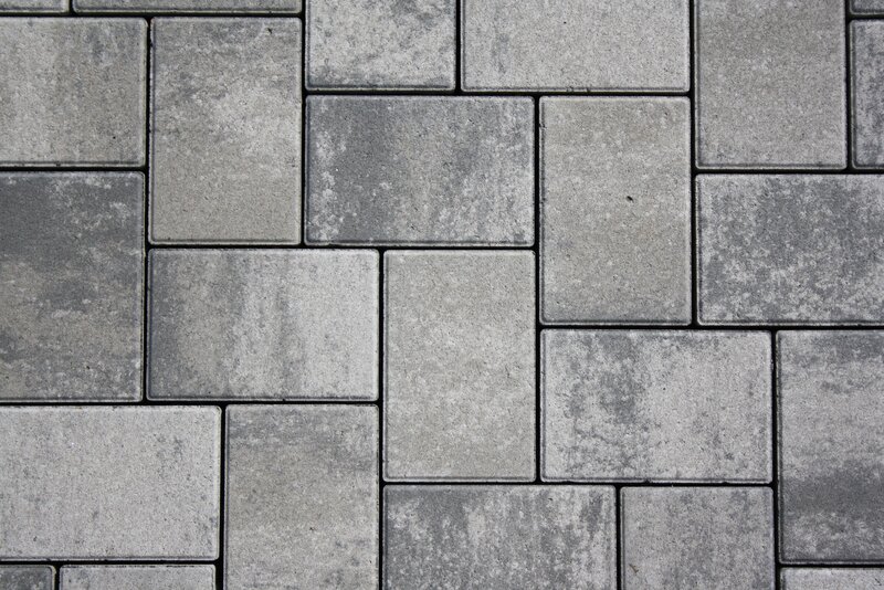 gray stone pavers pattern