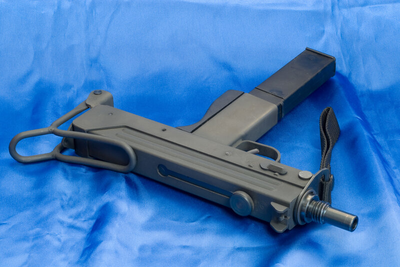 Gray Submachine Gun