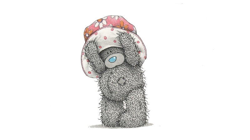 Gray Teddy Bear — Calm