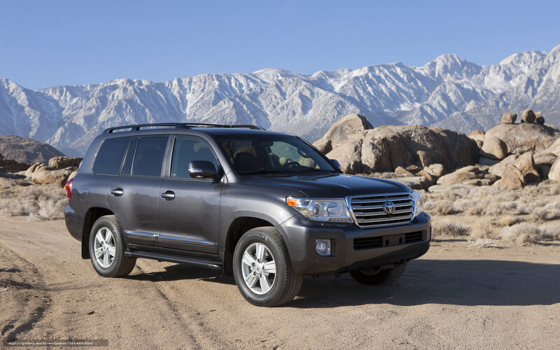 Gray Toyota Land Cruiser — Arid