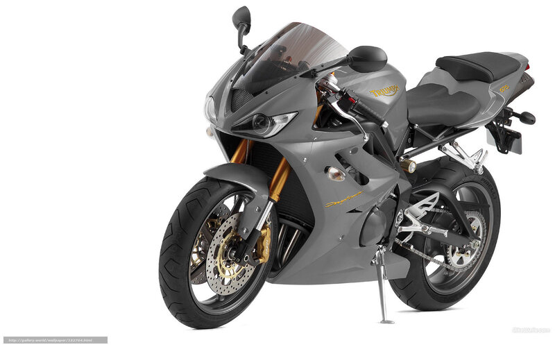 gray triumph sportbike motorcycle