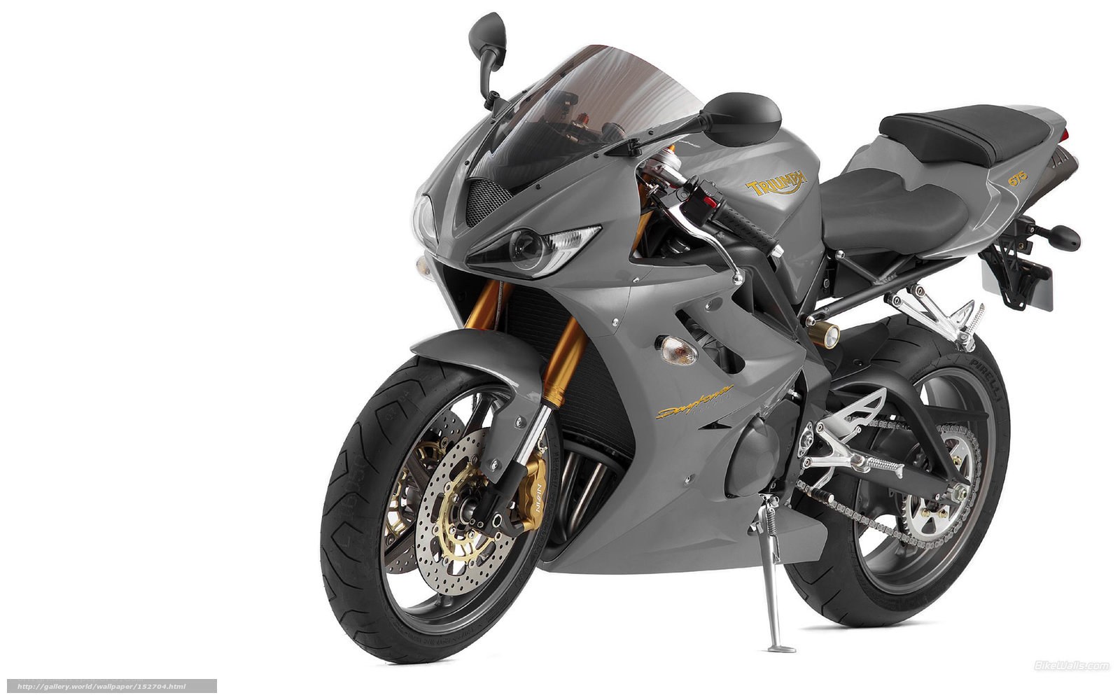 gray triumph sportbike motorcycle
