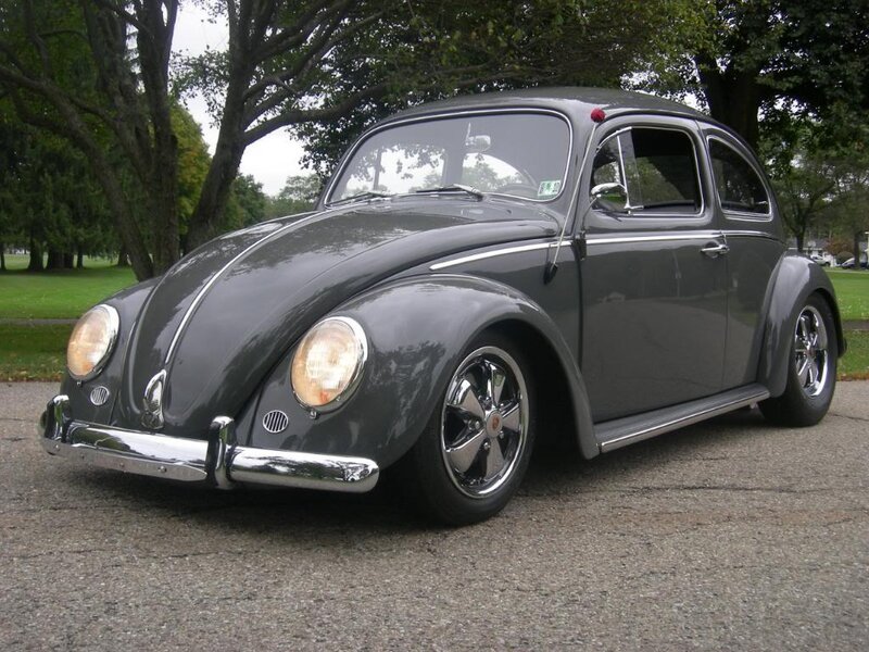 Gray Vintage Beetle Car