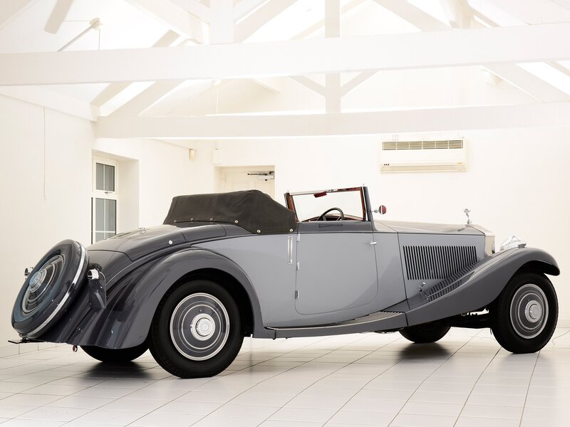 Gray Vintage Convertible — Serene, Photograph