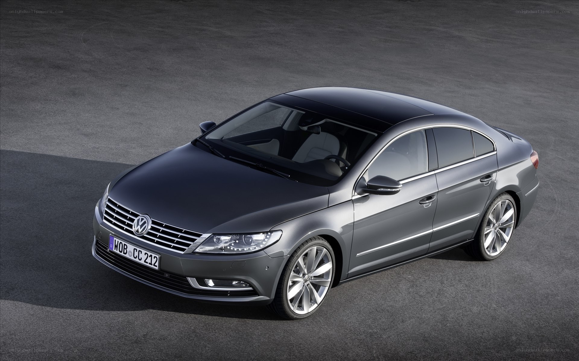 Gray Volkswagen CC sedan