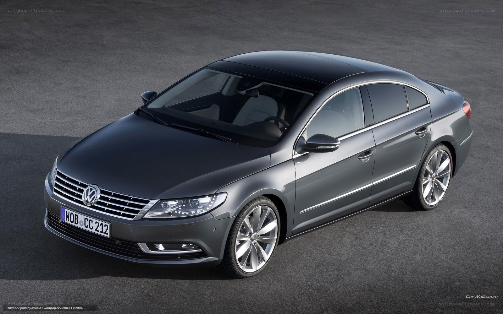 Gray Volkswagen CC sedan