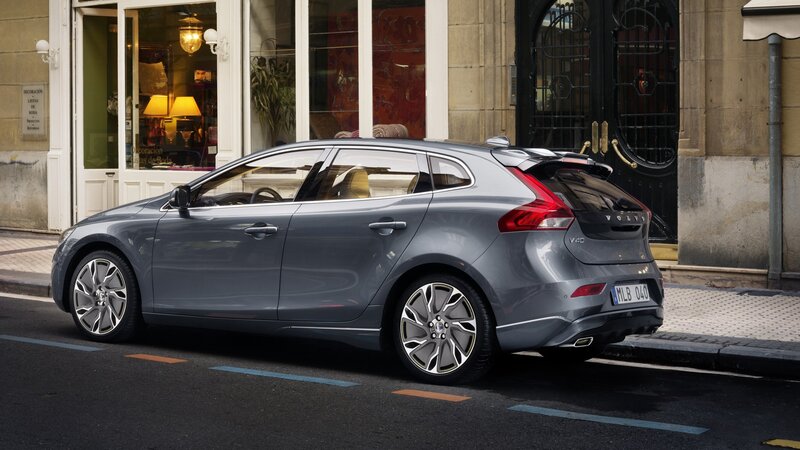 Gray Volvo V40 Car — Calm, Afternoon