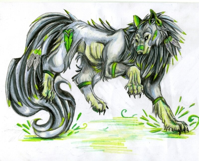 Gray Wolf Creature