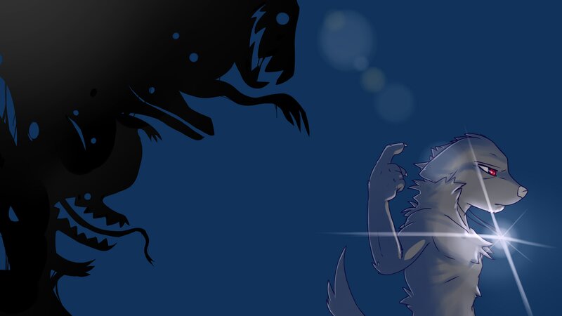 Gray Wolf-like Creature