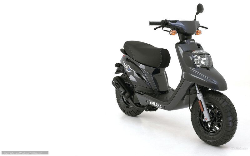 Gray Yamaha scooter