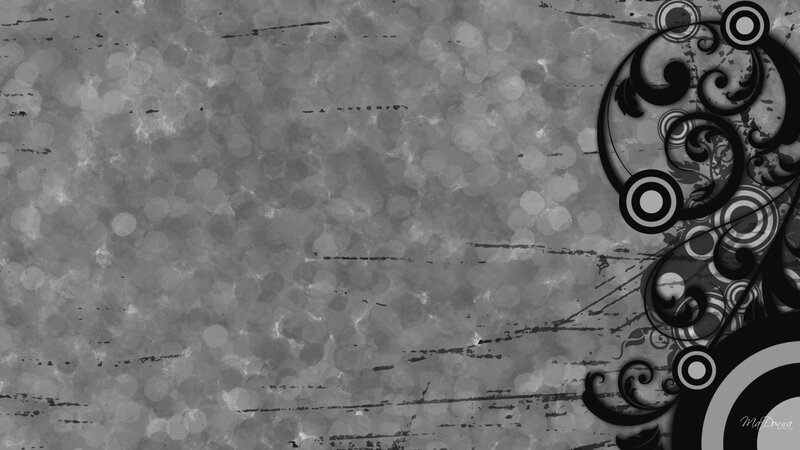 grayscale abstract swirl pattern