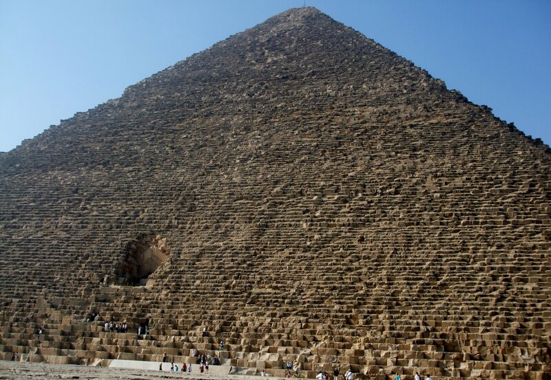 Great Pyramid of Giza — Brown, Dramatic