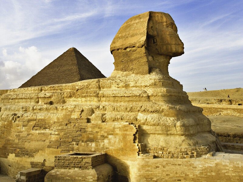 Great Sphinx of Giza — Beige, Dramatic