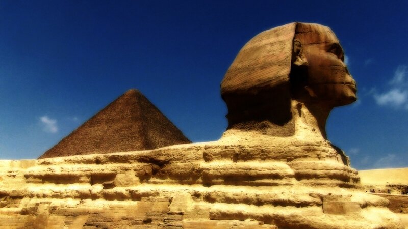 Great Sphinx of Giza — Blue