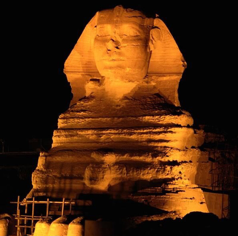 Great Sphinx of Giza — Orange