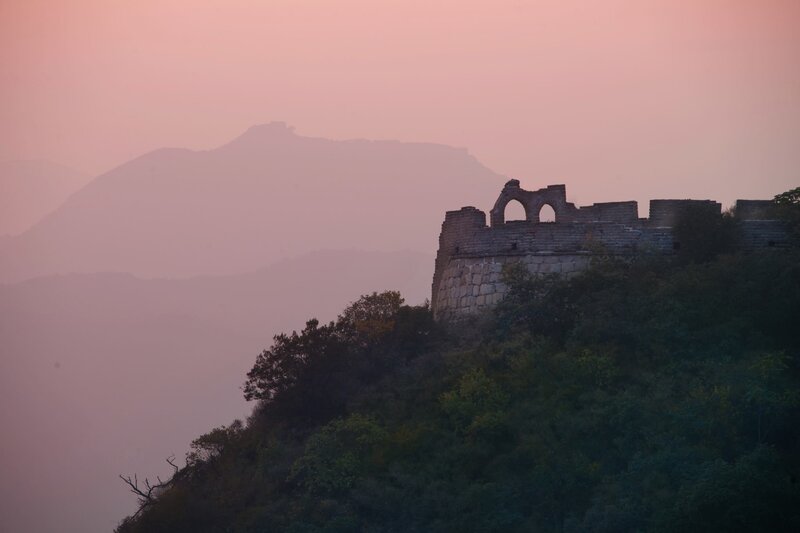 Great Wall at dusk