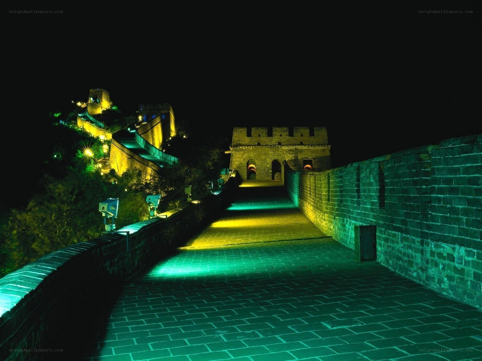 Great Wall at night