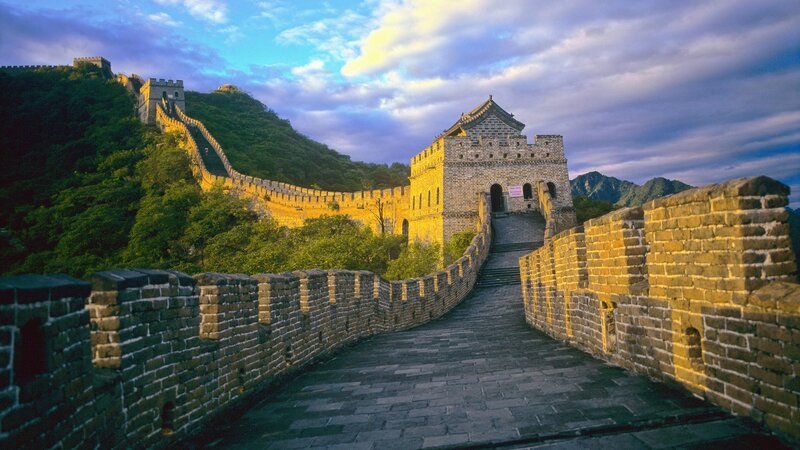 Great Wall at sunset