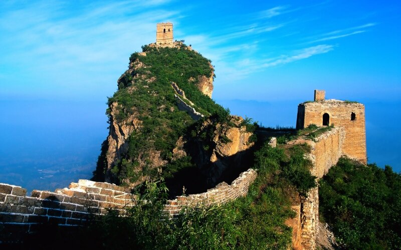 Great Wall of China — Blue, Serene