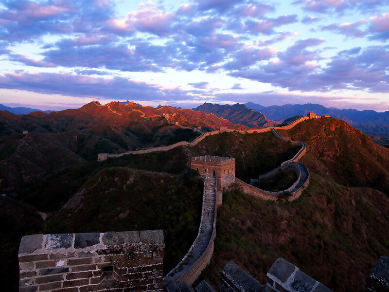 Great Wall of China — Blue