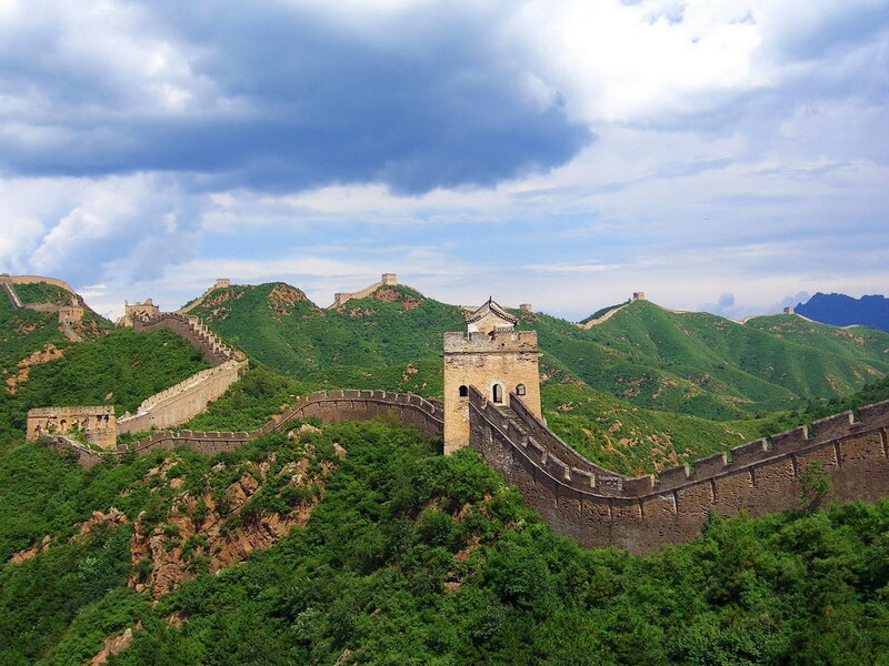 Great Wall of China — Green, Dramatic
