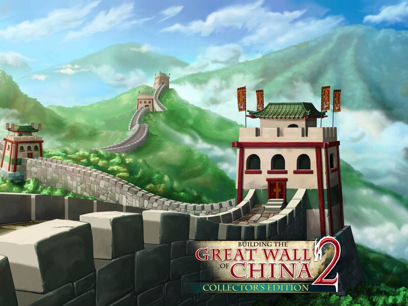 Great Wall of China — Green, Serene, Afternoon, Digital Art