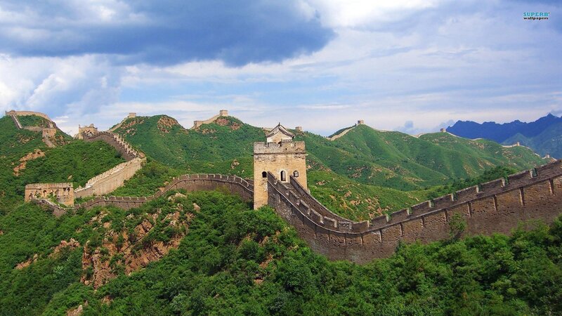 Great Wall of China landscape