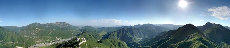 Great Wall of China panorama