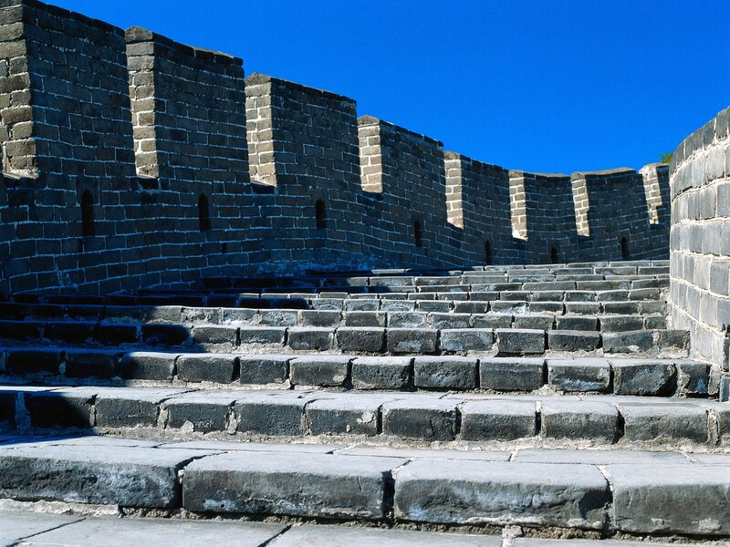 Great Wall of China steps