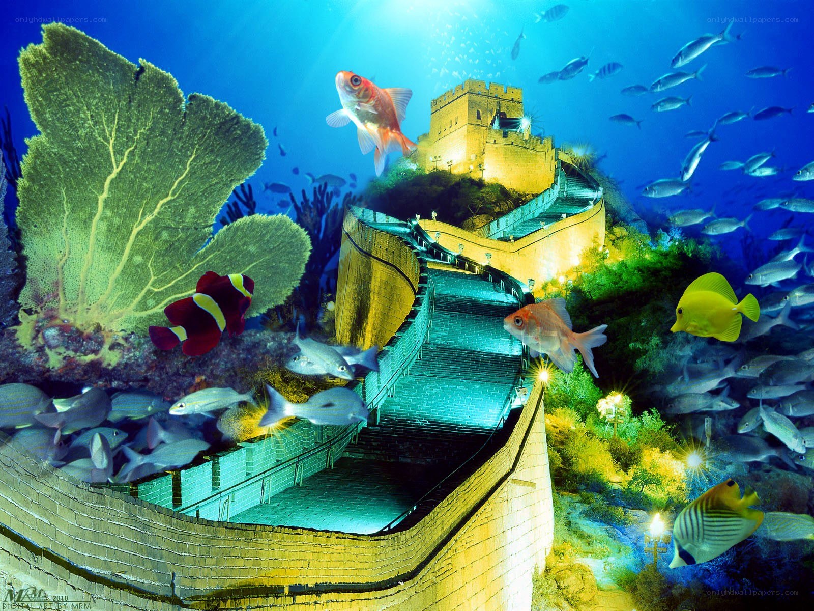 Great Wall underwater fantasy