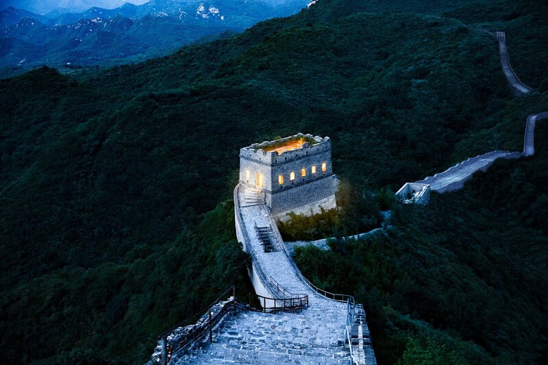 Great Wall Watchtower — Blue, Dramatic