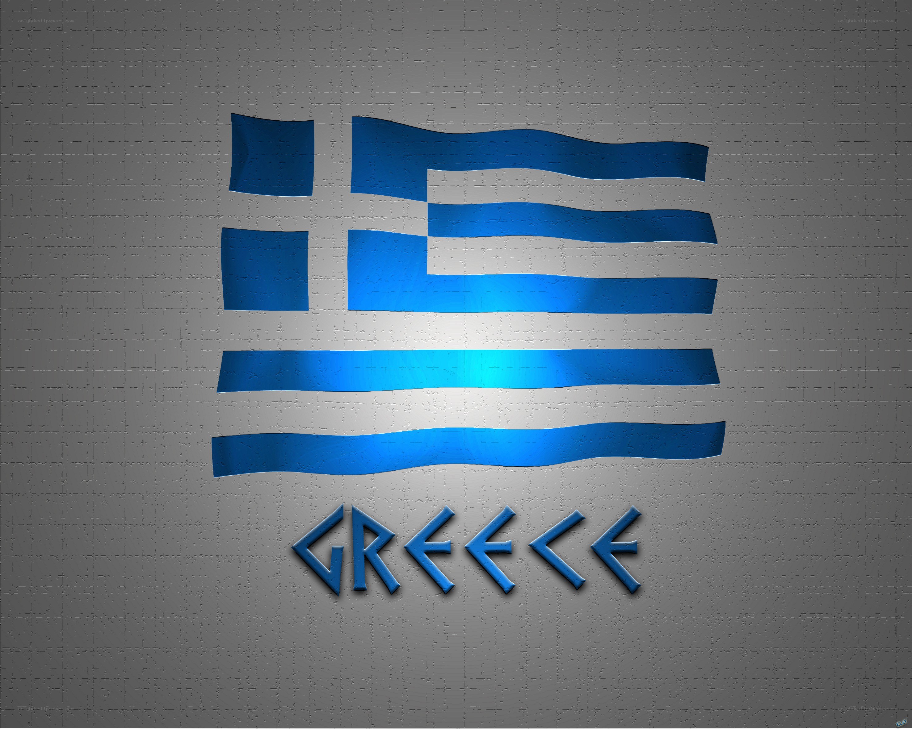 Greek flag and name
