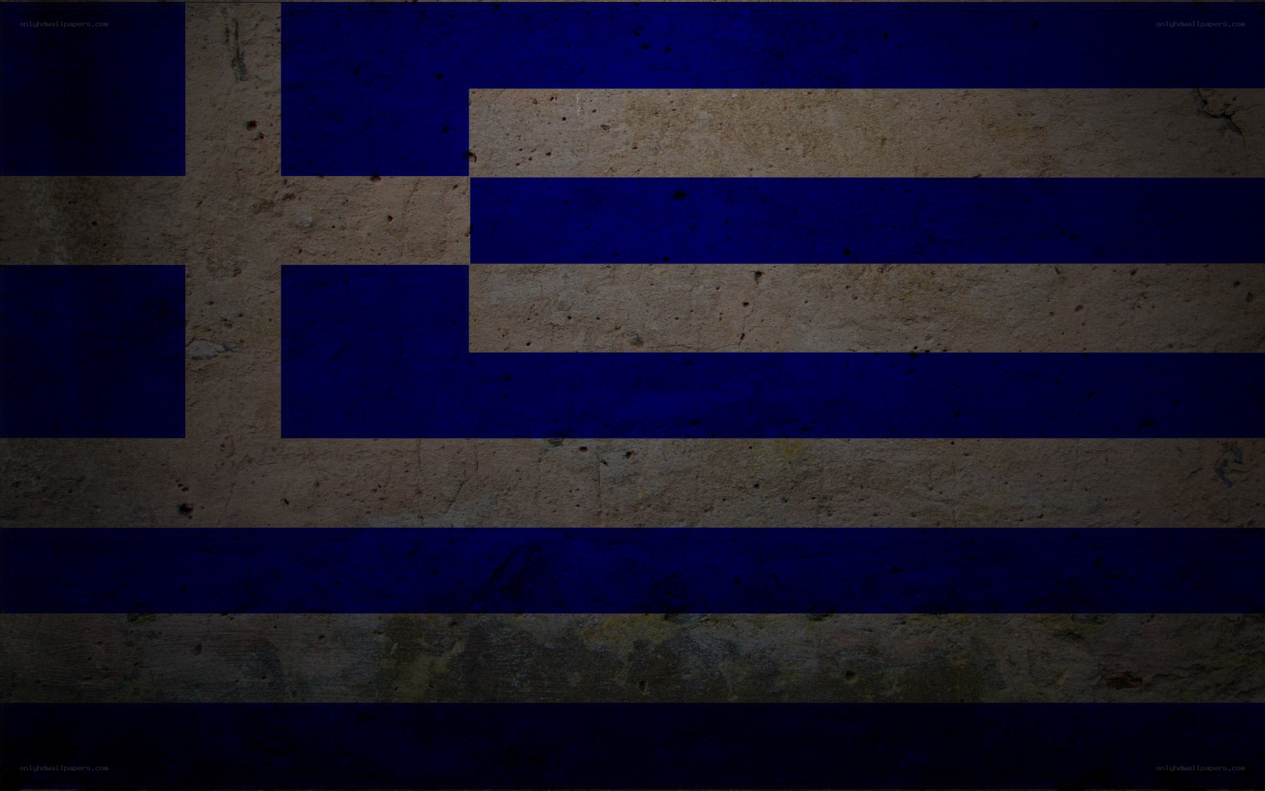 Greek flag on textured surface