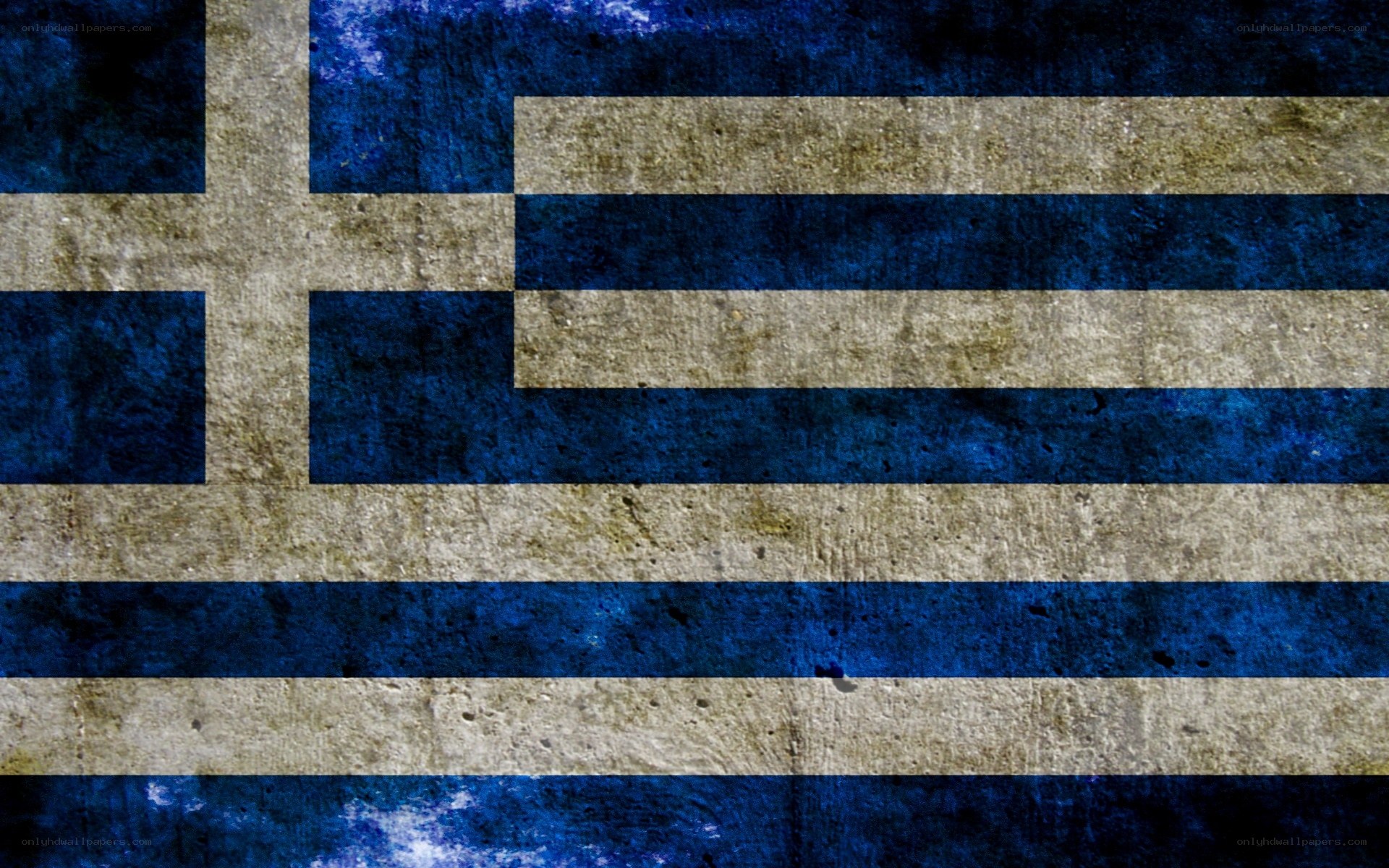 Greek flag with distressed texture