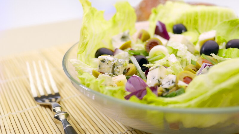 Greek Salad in Bowl